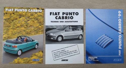 Fiat punto cabrio - fiat, prospekt