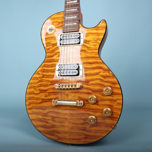Warmoth amber quilt maple top - warmoth,