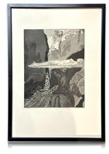 Max Klinger Radierung "Zelt II