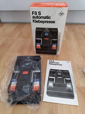 Agfa F8 S Automatic Klebepresse - sehr guter Zustand im Originalkarton, unbenutz