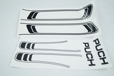 Puch Maxi S N Tank Rahmen Aufkleber Satz 2 Stück Schwarz Mofa Moped NEU