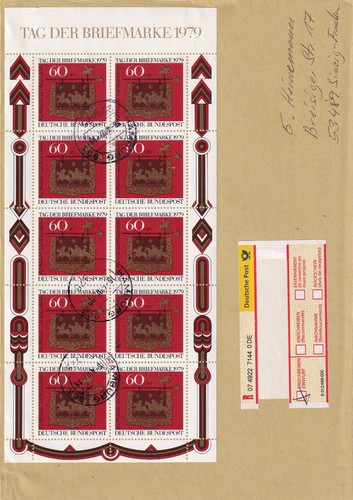 Brd 1979 tag d briefmarke - brd,,