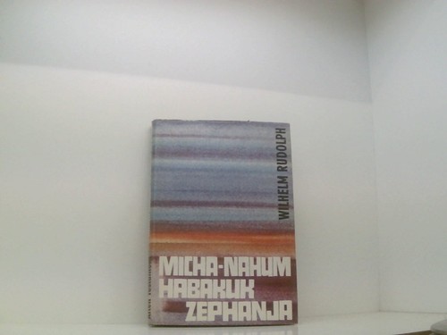 Micha nahum habakuk - micha-nahum-habakuk, zephanja
