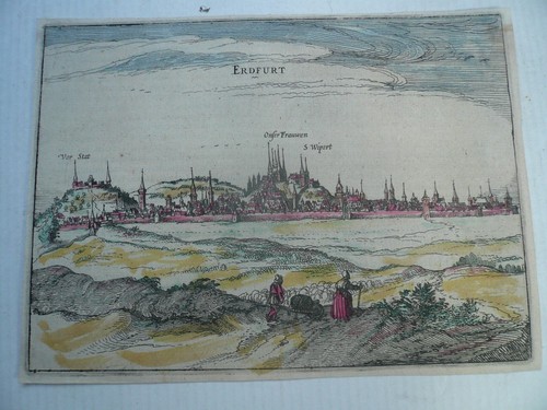 Erfurt anno 1616 kupferstich - erfurt,,