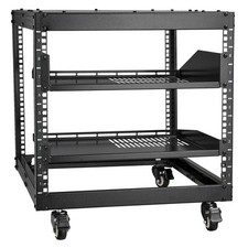 Uimoso 9U Server Rack Open Frame Netzwerkschrank Netzwerkgehäuse 584,2-1016mm