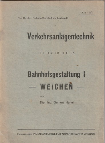 Lehrbrief bahnhofgestaltung - lehrbrief,