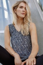 Solveig Top blue-creme