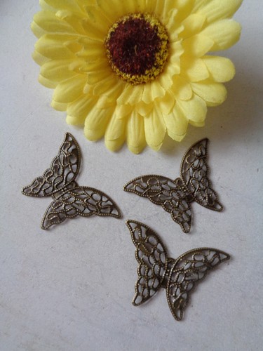 Schmetterlinge bronze - 3,