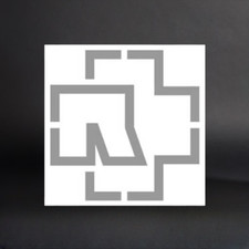 RAMMSTEIN AUFKLEBER LOGO 100mm