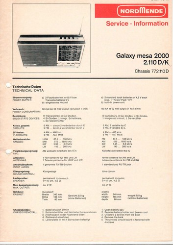 Nordmende galaxy mesa - -, 2000