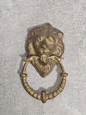 Türklopfer Löwenkopf Messing