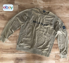 Belstaff SIGNATURE sweater, cotton, light olive, size XXL