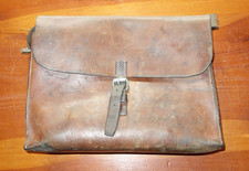 Schweizer Militär  - große Werkzeugtasche - Leder  -  1951  - dickes Leder