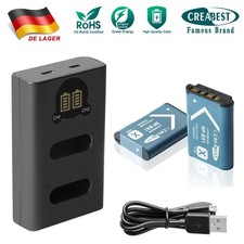 2x NP-BX1 Akku + Dual Ladegerät Für Sony Cyber-Shot DSC-HX400 HX300 HX90 RX100