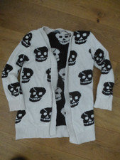 Damen Frauen Totenkopf Print