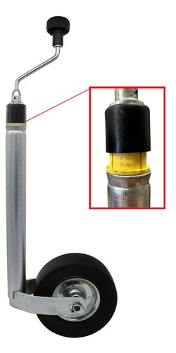 Stützrad 150kg 48mm mit - stützrad,