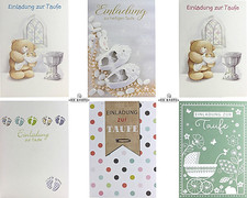 Einladungskarten zur Taufe