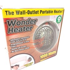 Brigros Heizlüfter Elektrogerät Heizung 1000W Tragbar Wärme Lüftung Büro Haushal