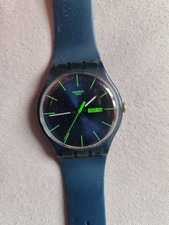 SWATCH New Gent Blue Rebel SUON700 - Neue Batterie