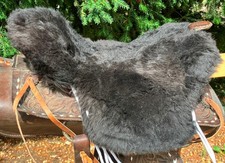 Lammfell Sattelbezug