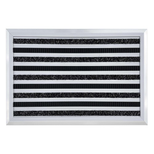 Fußmatte aluminium 40x60 - fußmatte,