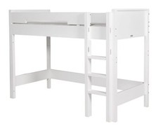 Bopita Hochbett Combiflex gerade Treppe weiß umbaubar 90x200 cm ohne Matraze