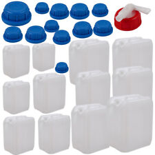 Kanister 10 Liter Wasserkanister HDPE natur leer mit oder ohne Auslaufhahn DIN45