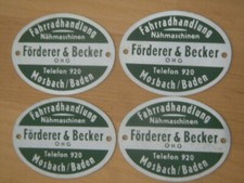 4 Stück Fahrrad altes