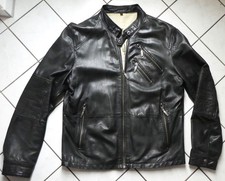 coole Trapper Lederjacke  / Übergangsjacke  schwarz Gr. 50 (  M )  - Gay -