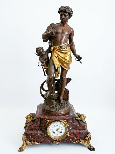 Antike figurenuhr pendule - figurenuhr,