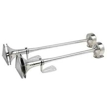 1x Horn Fanfare Chrom 24V