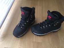 Everest Wanderstiefel Damen 36, Bergschuhe, schwarz