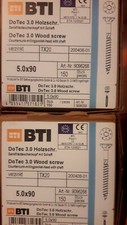 2 Packungen BTI Holzschrauben