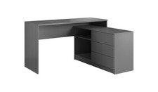 Schreibtisch mit kommode teo - kommode,
