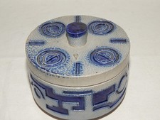 Art Deco Deckeldose abstrakter