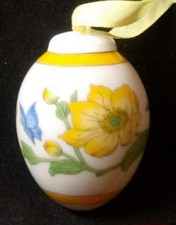 Hutschenreuther Porzellan Mini Ei Frühlingswiese * Sumpfdotterblume *Ole Winther