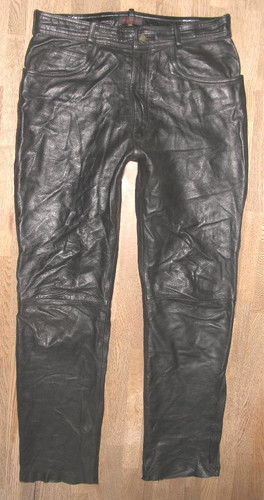 Linus herren lederjeans - lederjeans, /