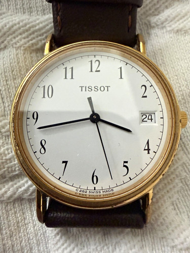 Tissot analog uhr - uhr, weiß