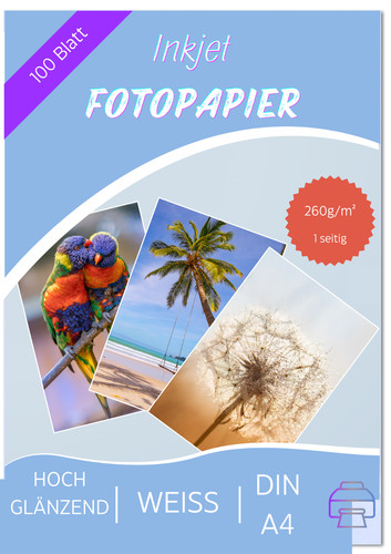 Fotopapier 100 blatt - fotopapier, a4