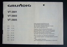 Grundig Bedienungsanleitung