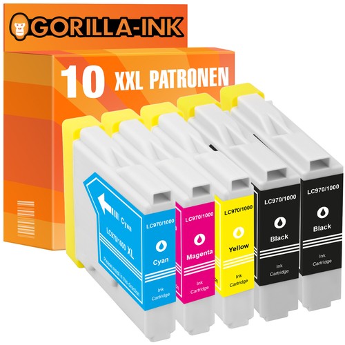 10x patronen für brother - für,