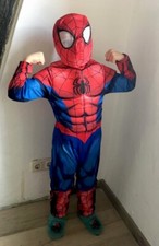 ❗️KINDER❗️SPIDER-MAN KOSTÜM/MASKE❗️Spiderman❗️Muskel-Overall❗️Karneval❗️Fasching