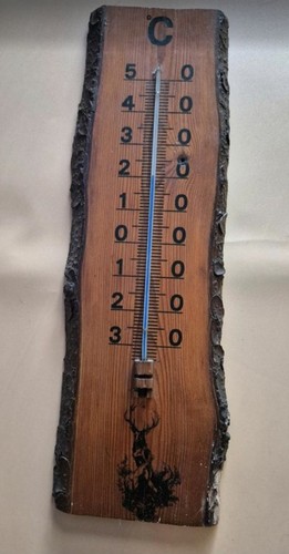 Zimmerthermometer holz mit - holz,