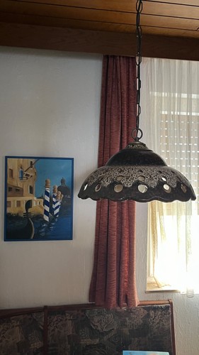 Vintage deckenlampe keramik - vintage,