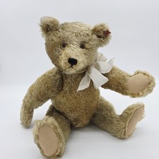 Steiff 5335,2 Teddybär mit Brummstimme 50 cm rote Fahne Mohair