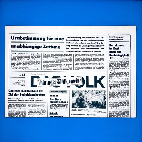 Ddr das volk - 15., januar