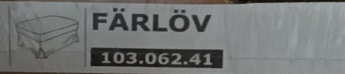 Ikea färlöv bezug hocker - ikea,