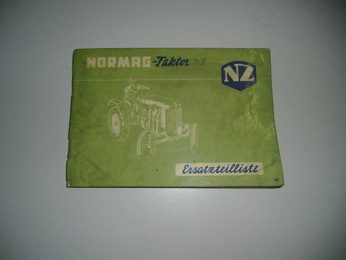 Ersatzteilliste normag diesel - normag,