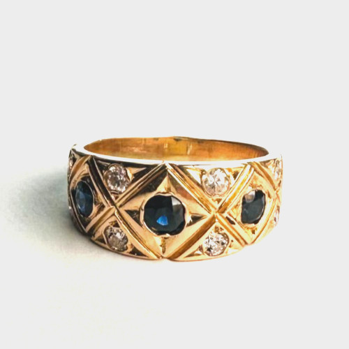 Bandring vintage italien gold - bandring,