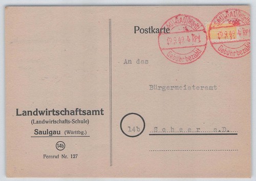 All bes gebühr bezahlt - bes.,